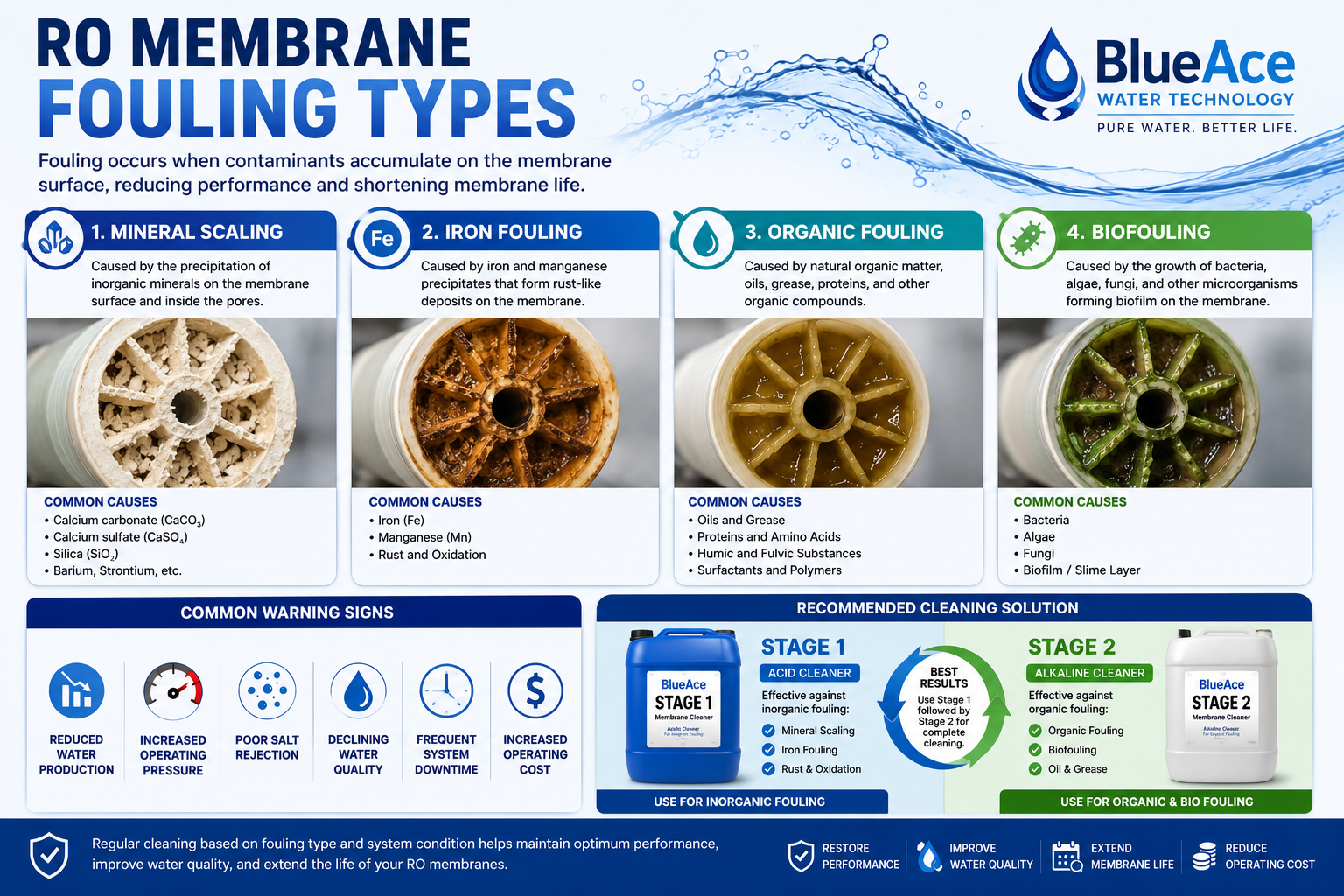 RO Membrane Fouling Types